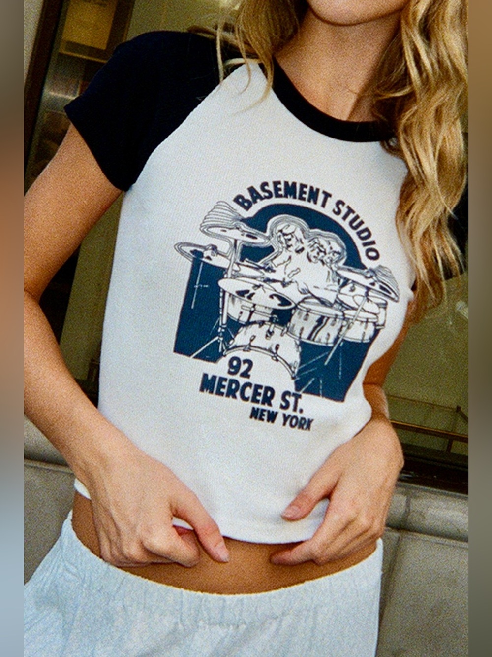 John Galt for PacSun Basement Studio Graphic Ringer Tee